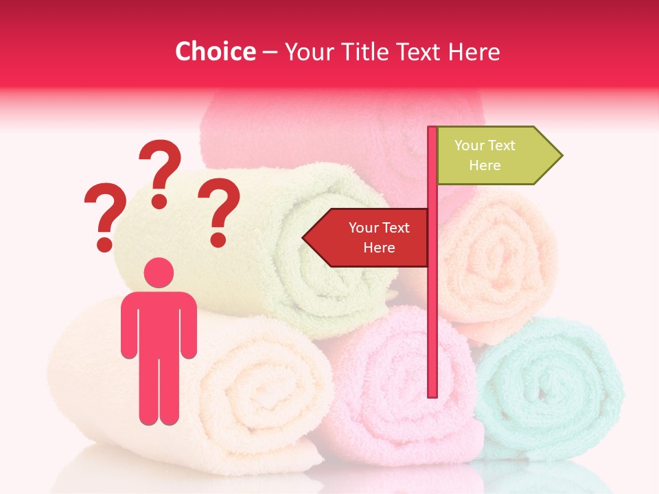 Towel Lifestyle Many PowerPoint Template