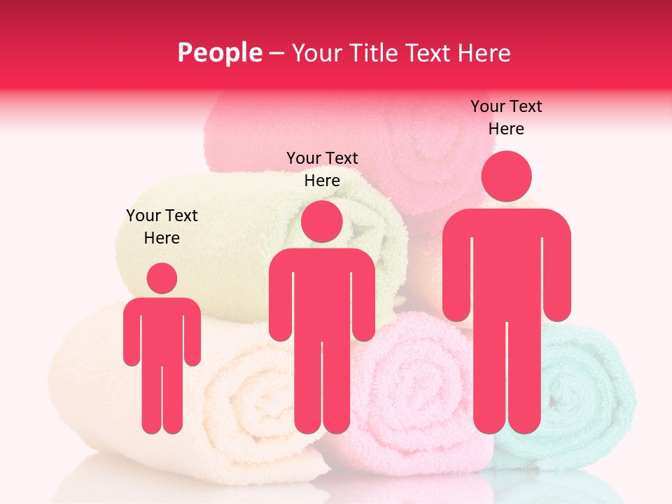 Towel Lifestyle Many PowerPoint Template