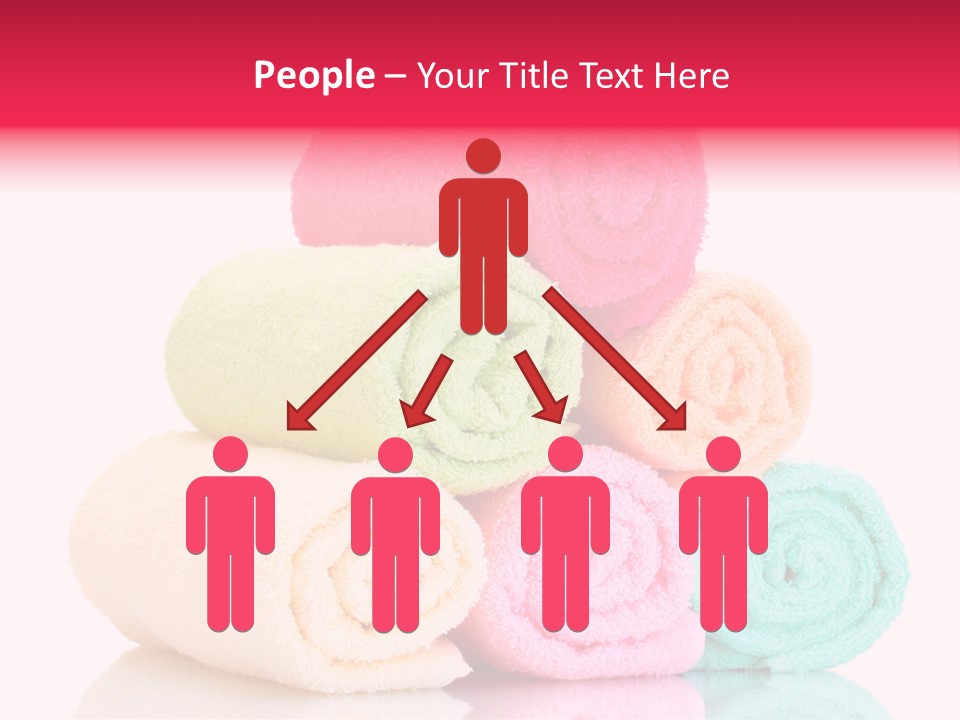 Towel Lifestyle Many PowerPoint Template