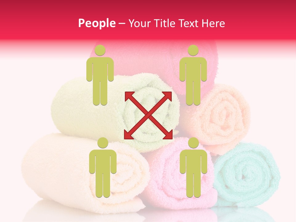 Towel Lifestyle Many PowerPoint Template