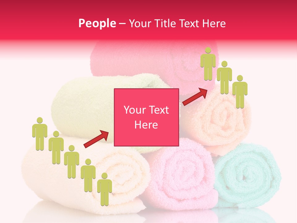Towel Lifestyle Many PowerPoint Template
