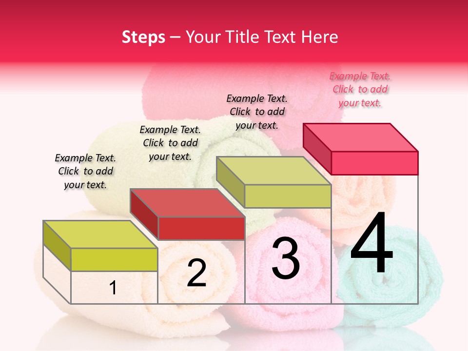 Towel Lifestyle Many PowerPoint Template