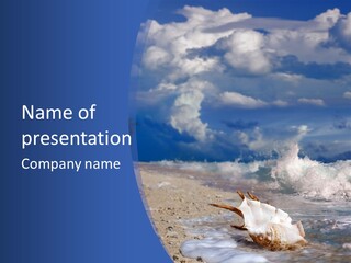 Tropical Nobody Sunlight PowerPoint Template