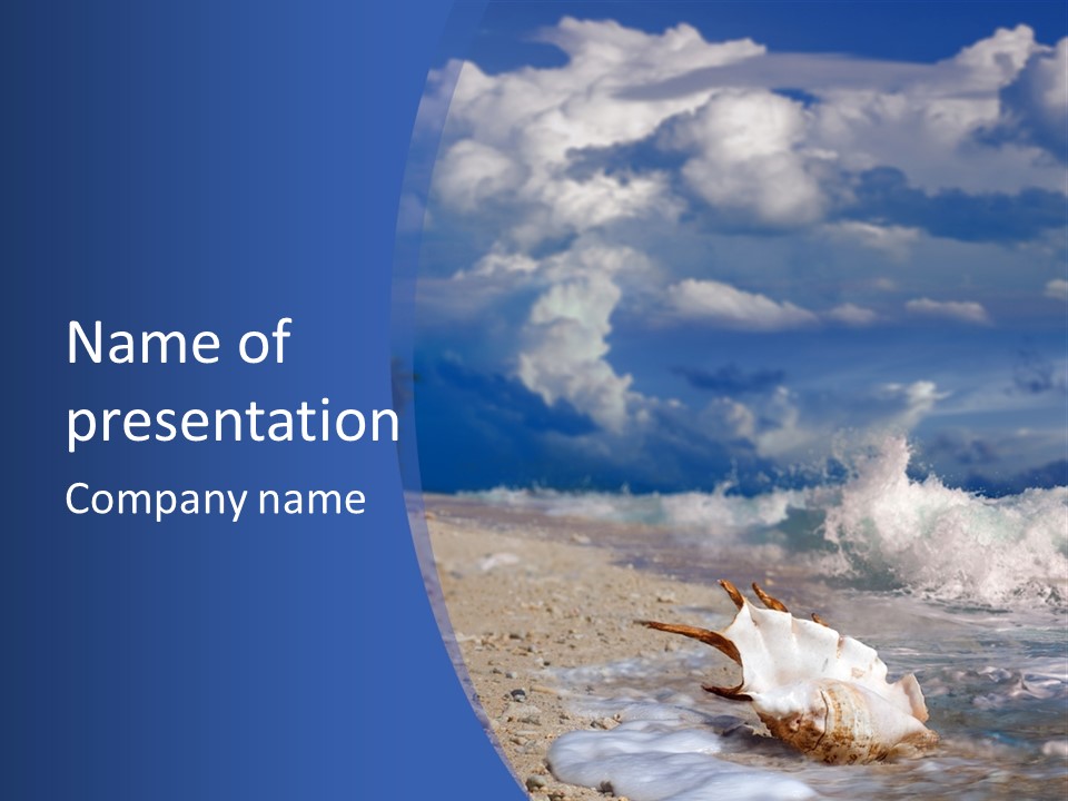 Tropical Nobody Sunlight PowerPoint Template