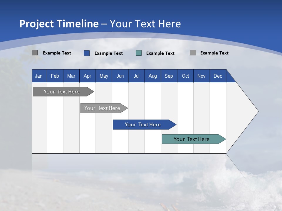 Tropical Nobody Sunlight PowerPoint Template