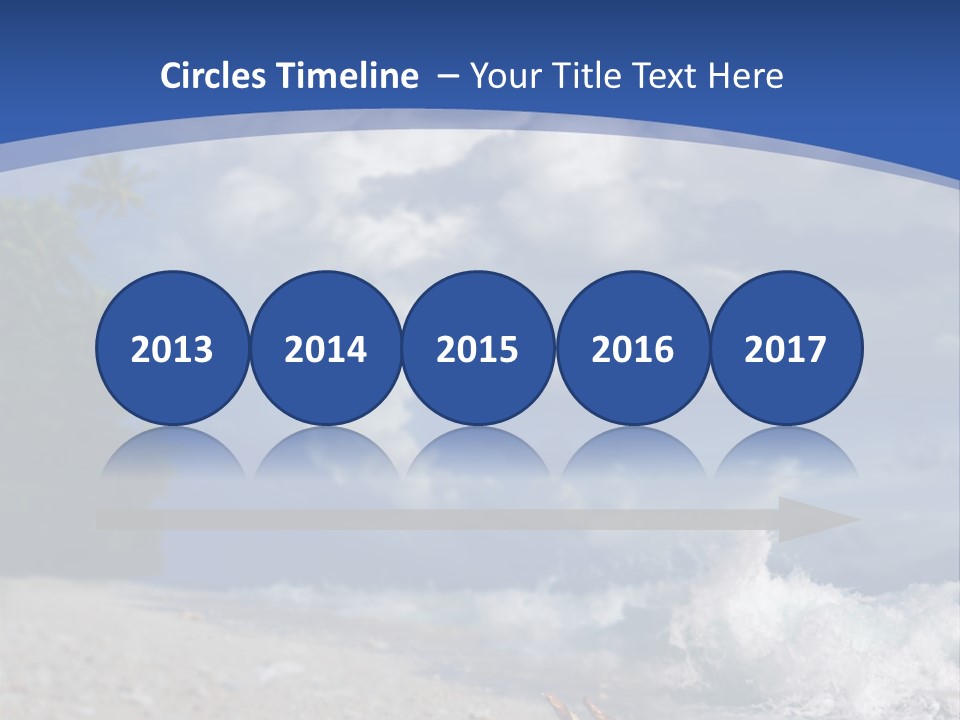 Tropical Nobody Sunlight PowerPoint Template