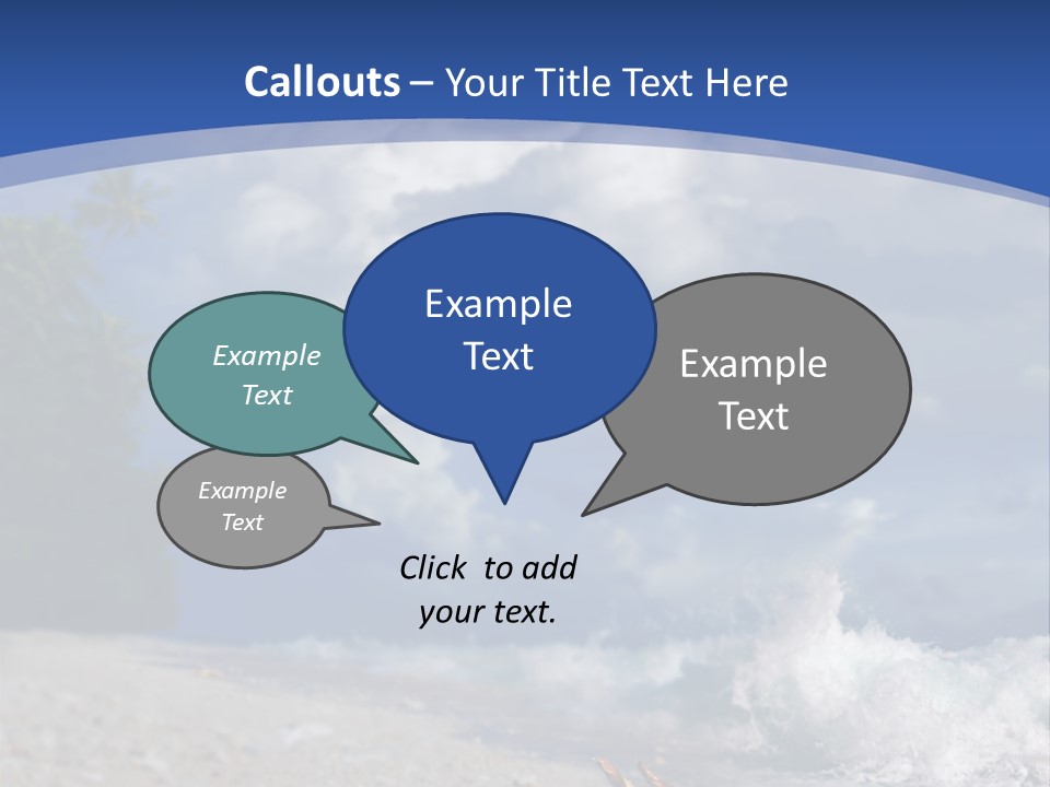 Tropical Nobody Sunlight PowerPoint Template
