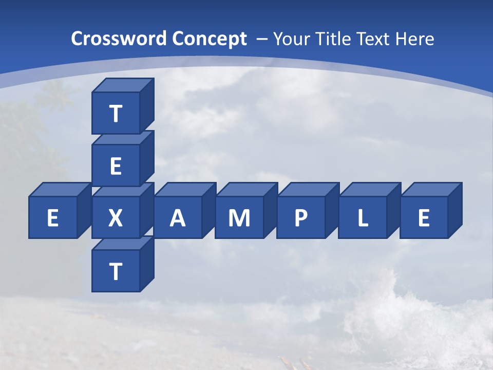 Tropical Nobody Sunlight PowerPoint Template