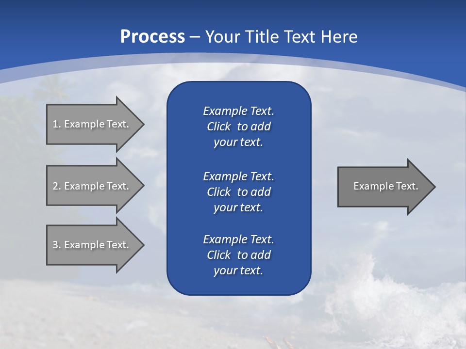 Tropical Nobody Sunlight PowerPoint Template