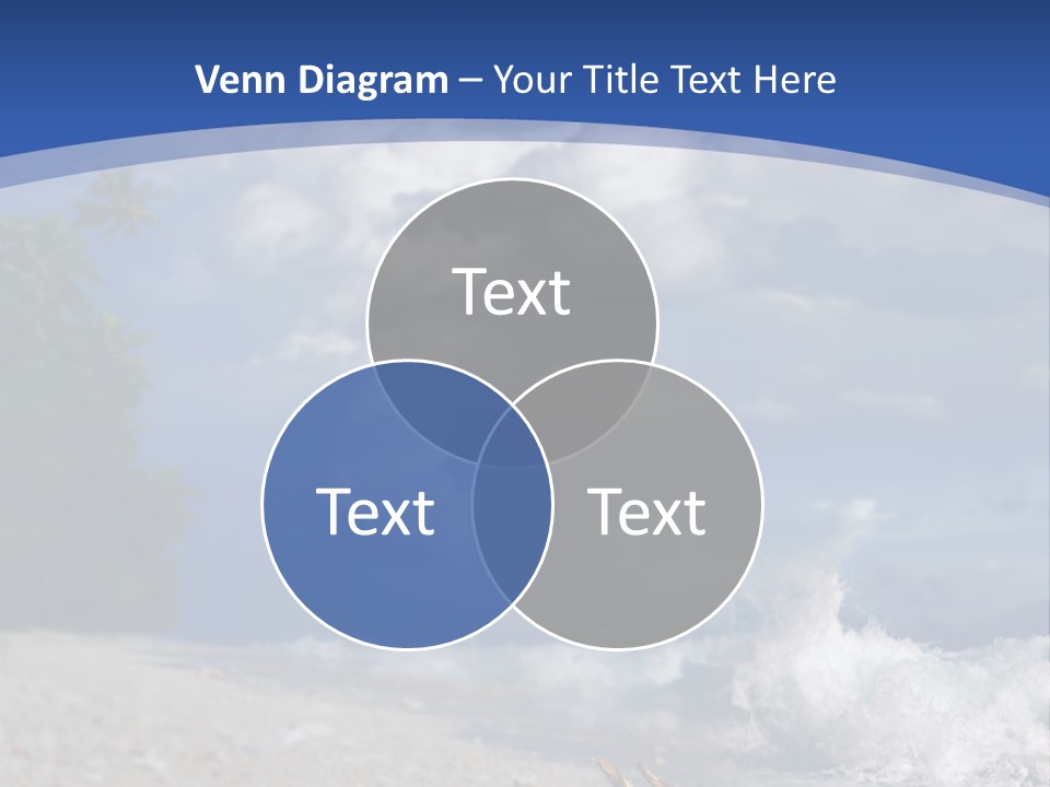 Tropical Nobody Sunlight PowerPoint Template