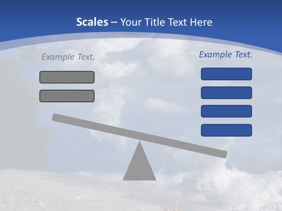 Tropical Nobody Sunlight PowerPoint Template
