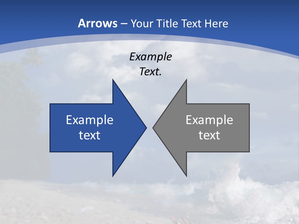 Tropical Nobody Sunlight PowerPoint Template