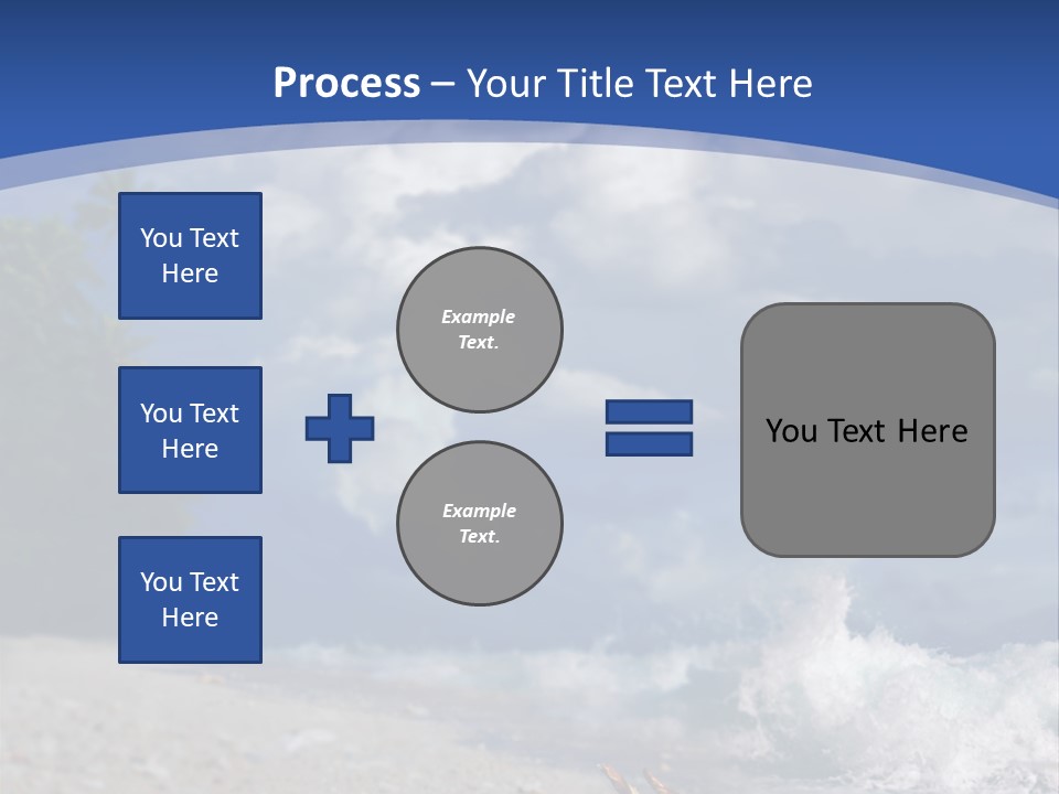 Tropical Nobody Sunlight PowerPoint Template