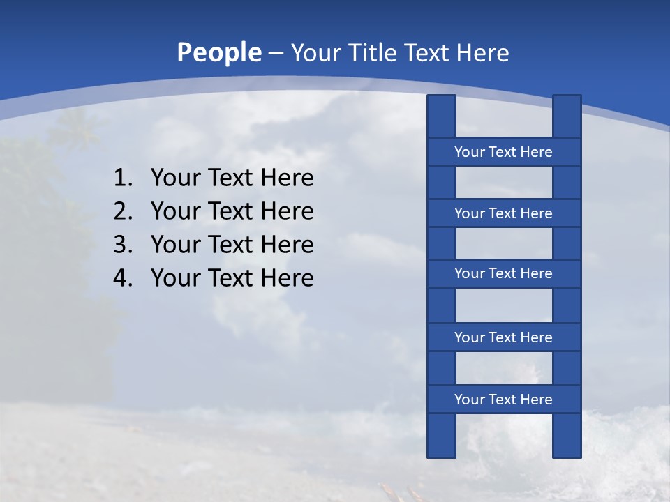 Tropical Nobody Sunlight PowerPoint Template