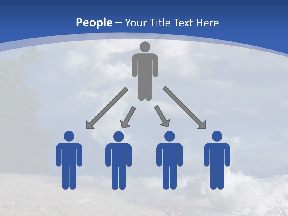 Tropical Nobody Sunlight PowerPoint Template