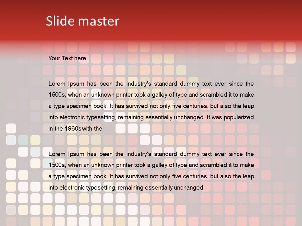 Spotted Effect Creative PowerPoint Template