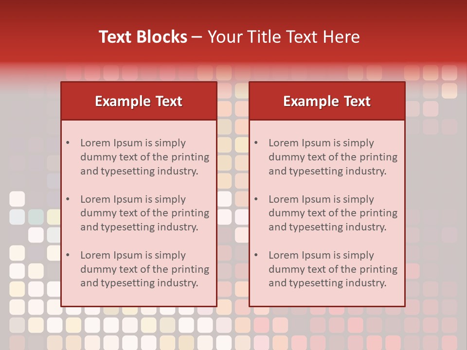 Spotted Effect Creative PowerPoint Template