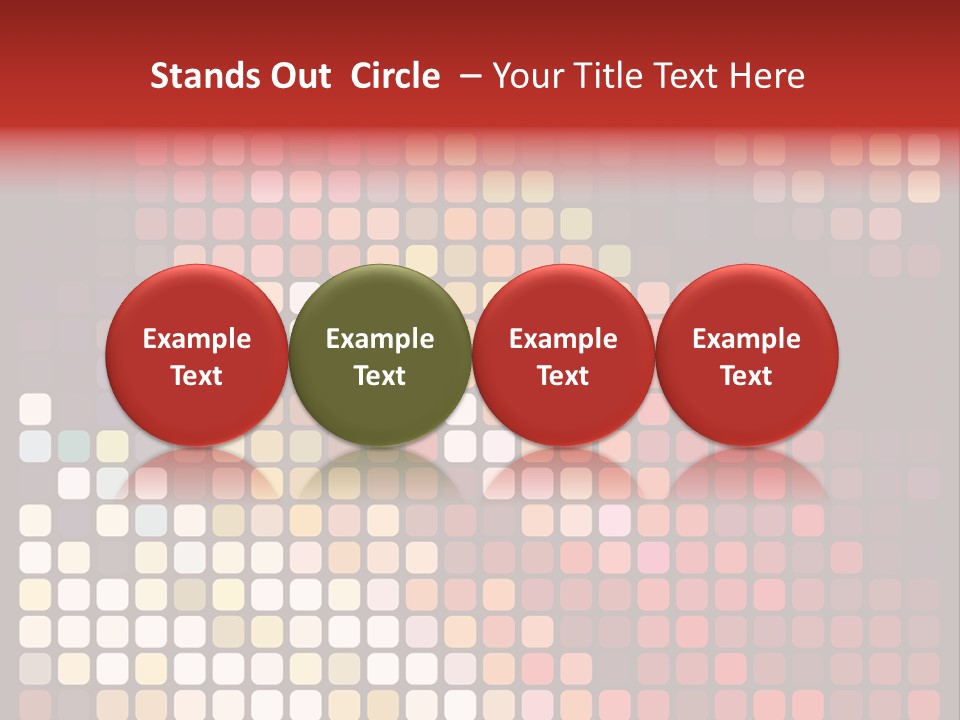 Spotted Effect Creative PowerPoint Template