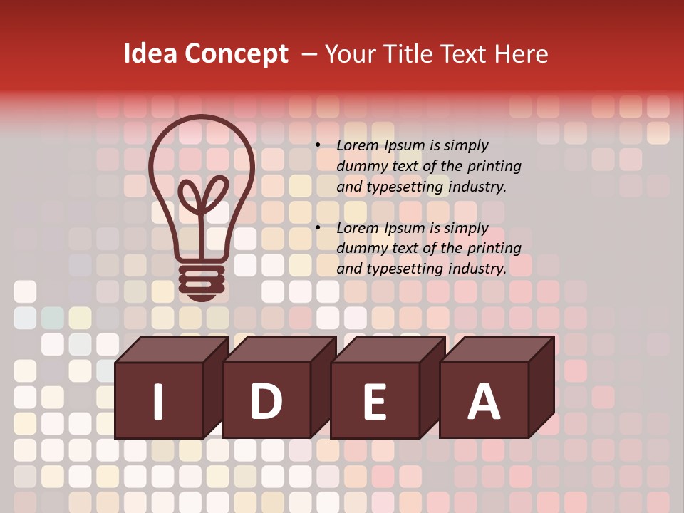 Spotted Effect Creative PowerPoint Template