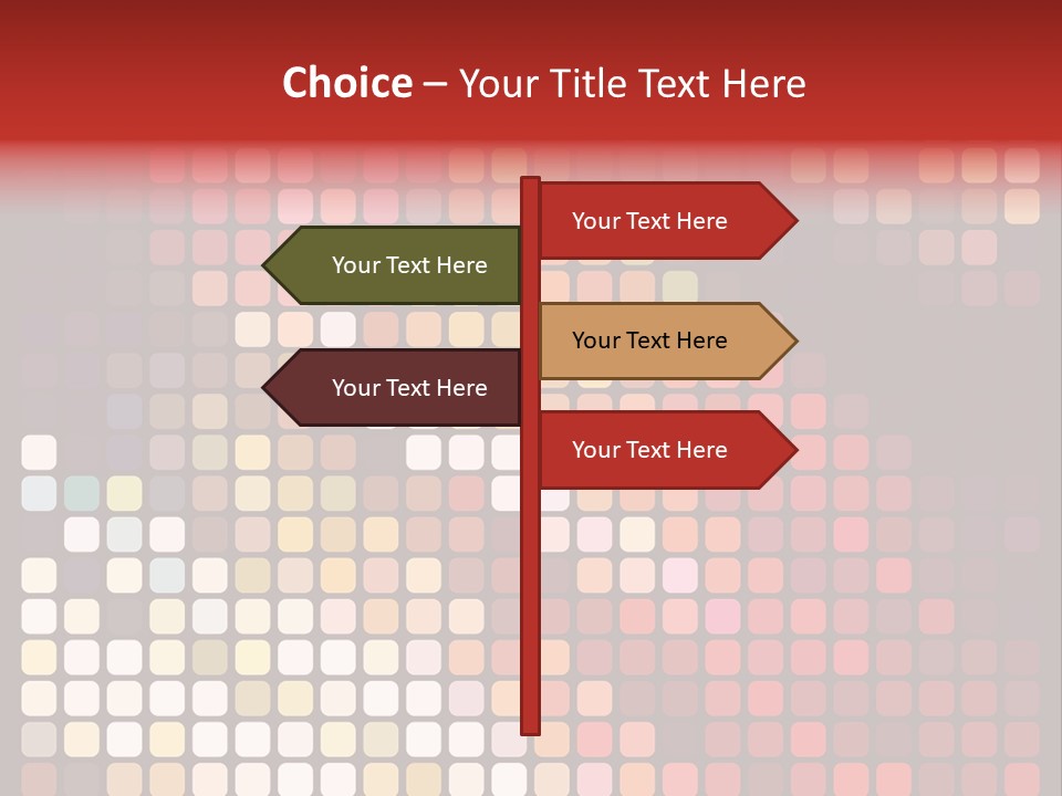 Spotted Effect Creative PowerPoint Template
