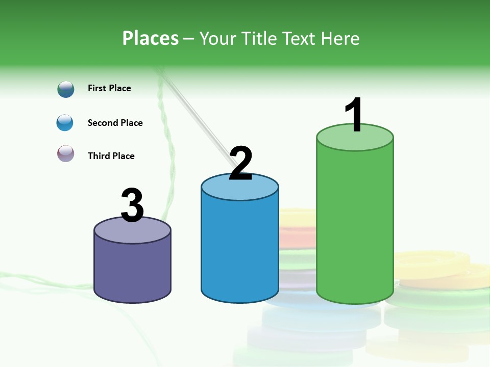 Needlework Notions Holes PowerPoint Template