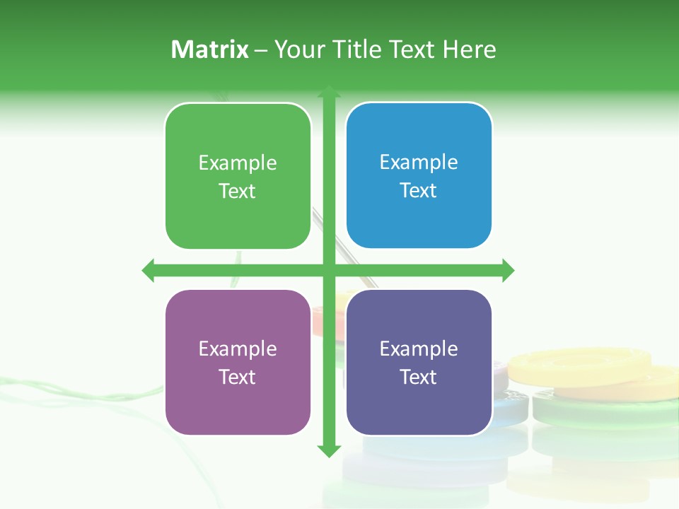 Needlework Notions Holes PowerPoint Template