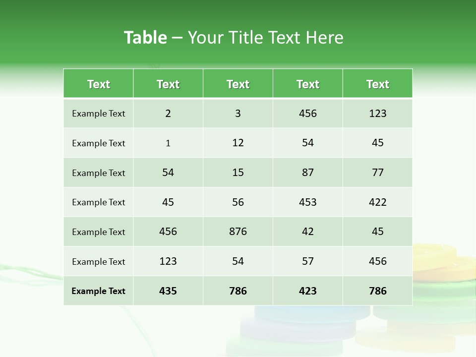 Needlework Notions Holes PowerPoint Template