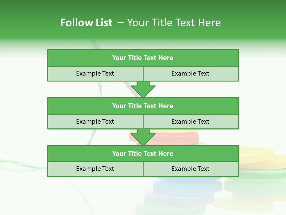 Needlework Notions Holes PowerPoint Template