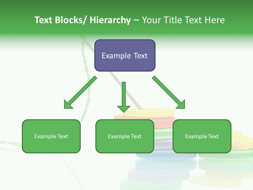 Needlework Notions Holes PowerPoint Template