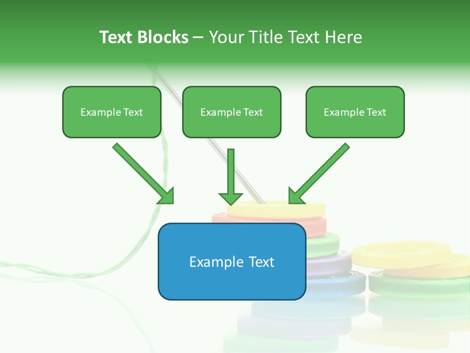 Needlework Notions Holes PowerPoint Template
