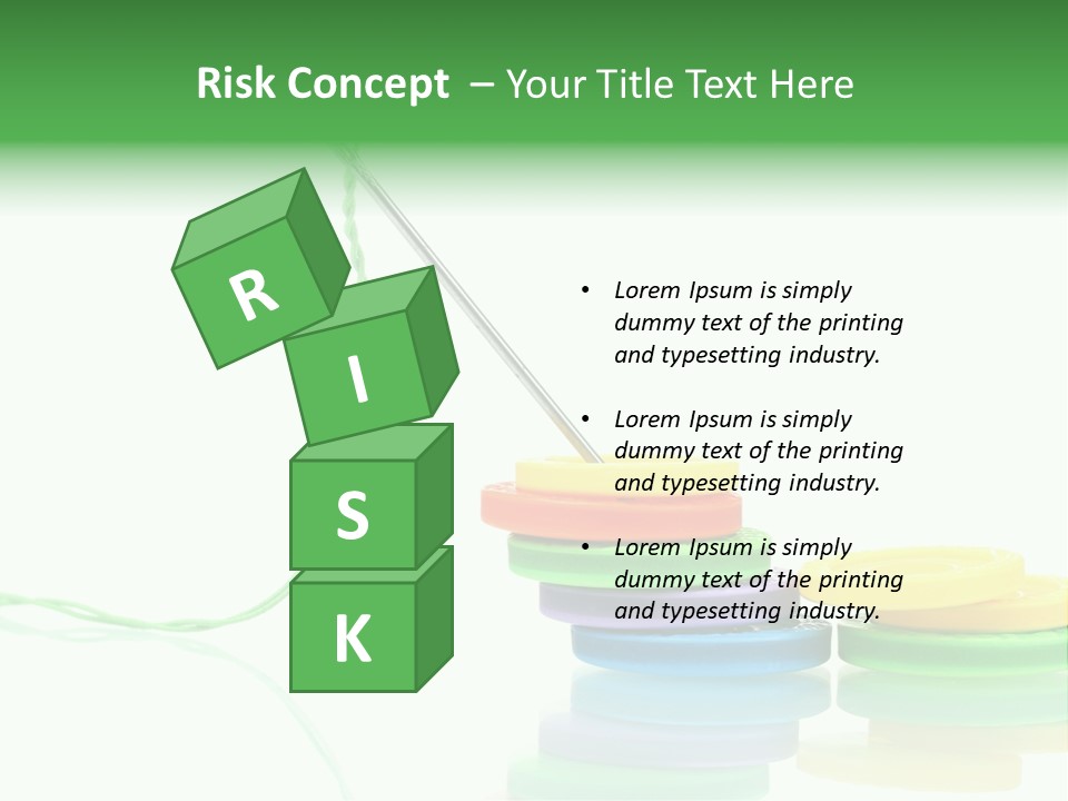Needlework Notions Holes PowerPoint Template