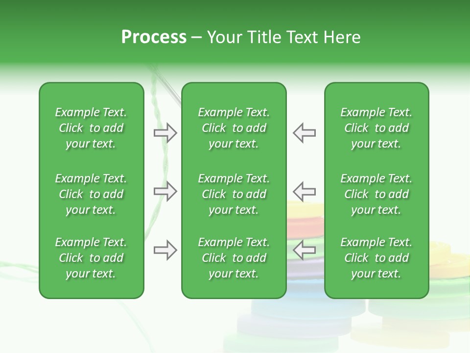 Needlework Notions Holes PowerPoint Template