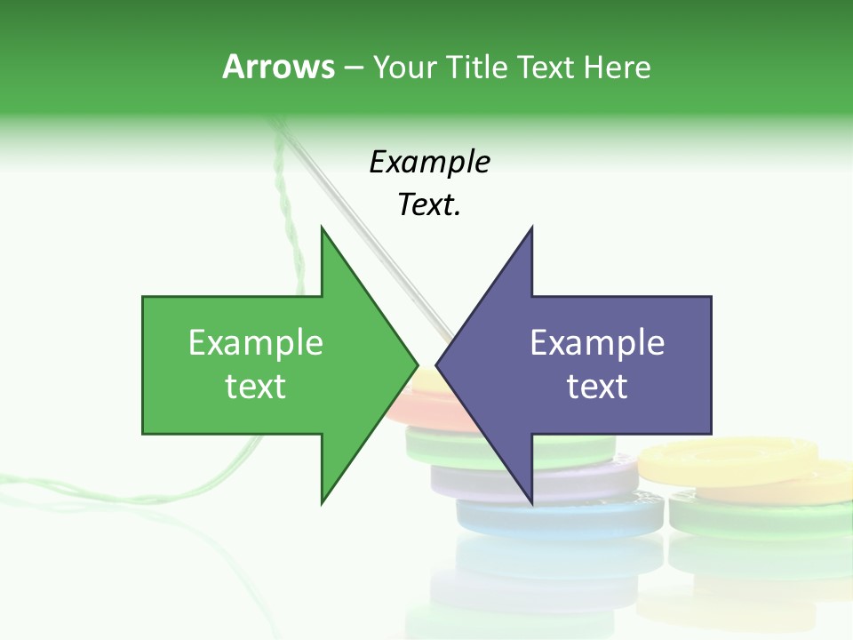 Needlework Notions Holes PowerPoint Template