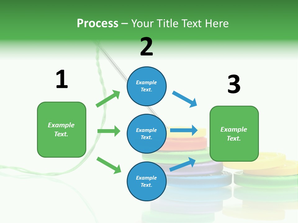 Needlework Notions Holes PowerPoint Template