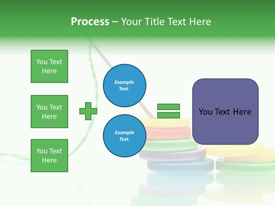 Needlework Notions Holes PowerPoint Template