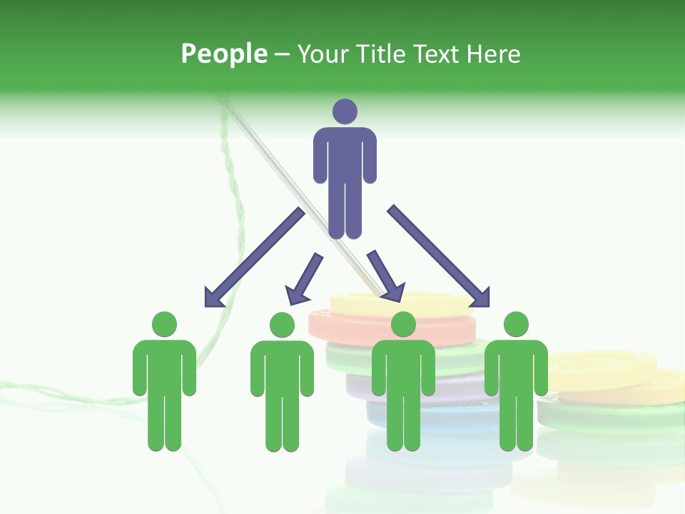 Needlework Notions Holes PowerPoint Template