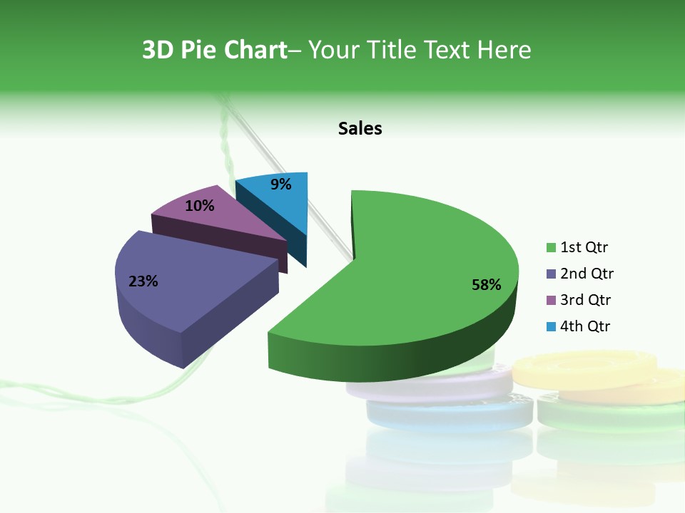Needlework Notions Holes PowerPoint Template