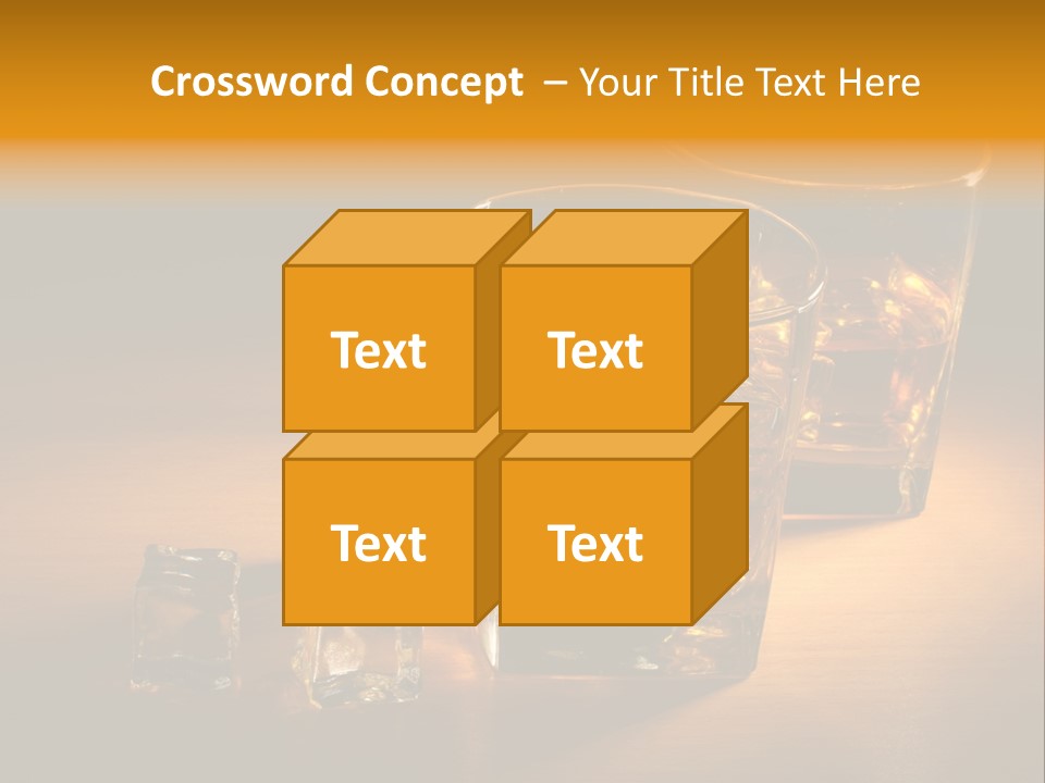Whisky Hard Glass PowerPoint Template