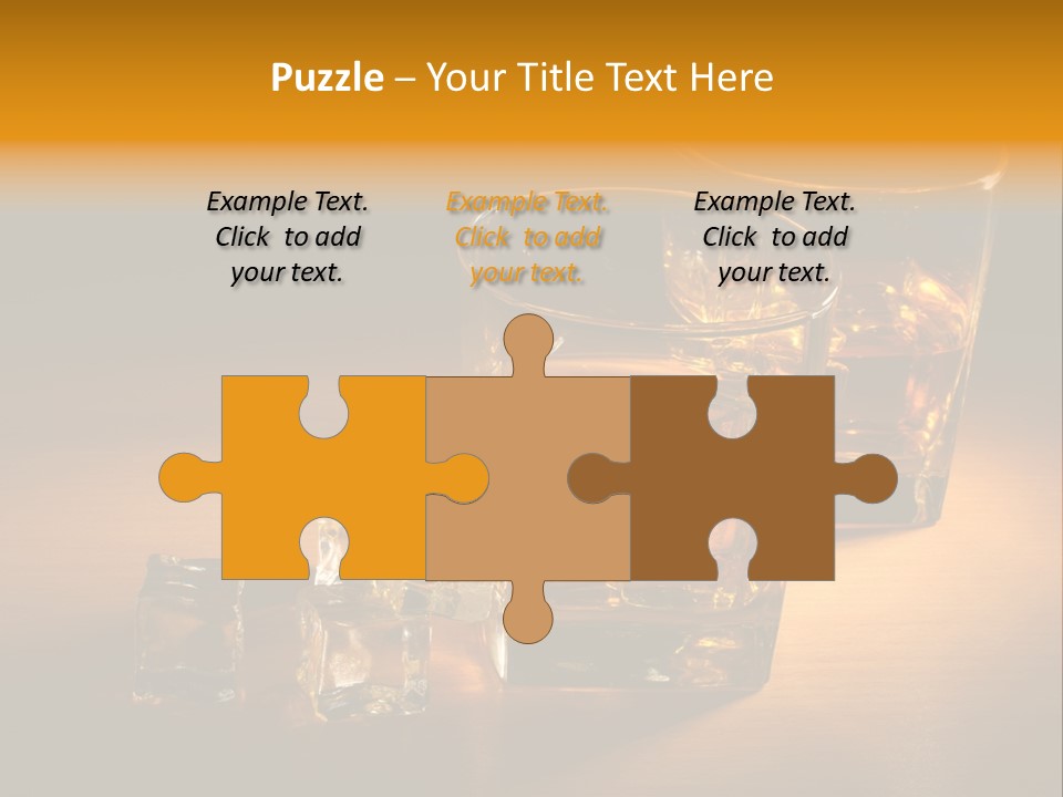 Whisky Hard Glass PowerPoint Template