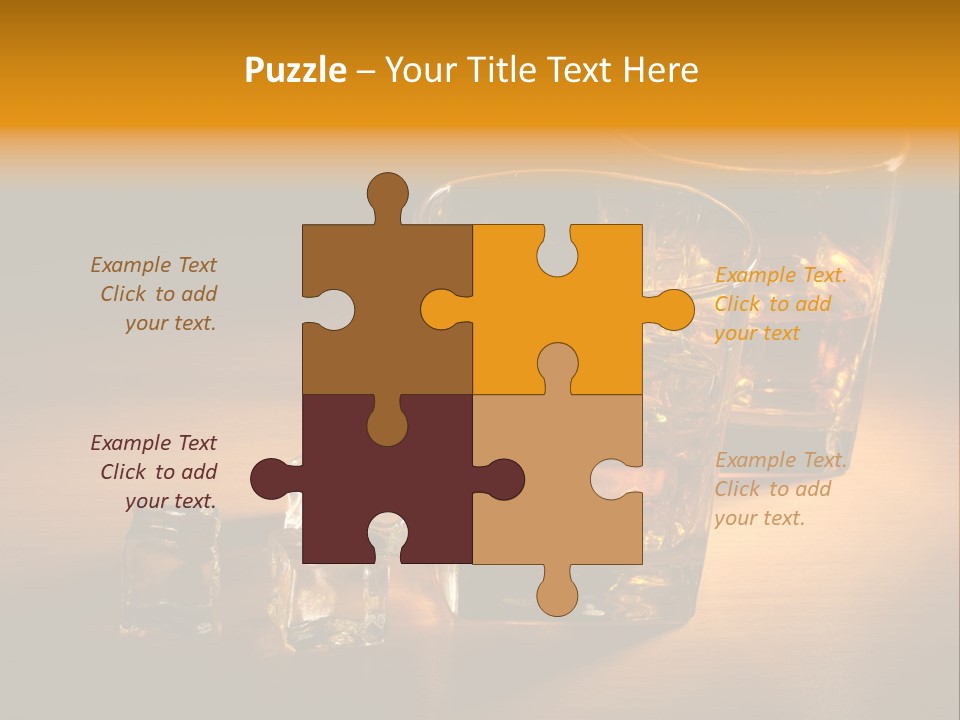 Whisky Hard Glass PowerPoint Template