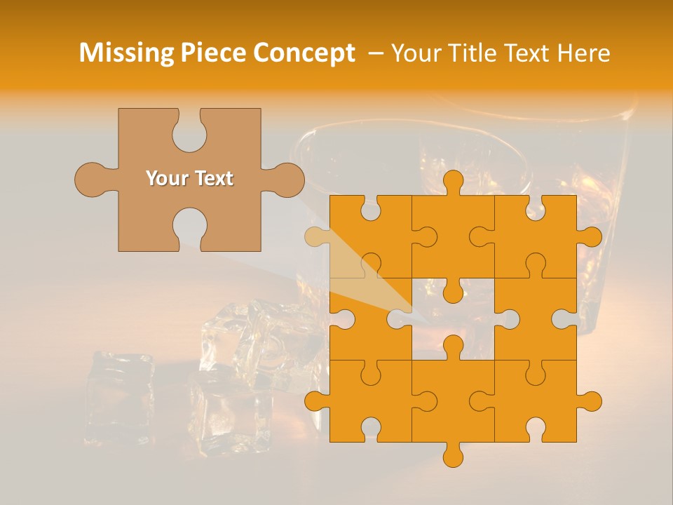 Whisky Hard Glass PowerPoint Template