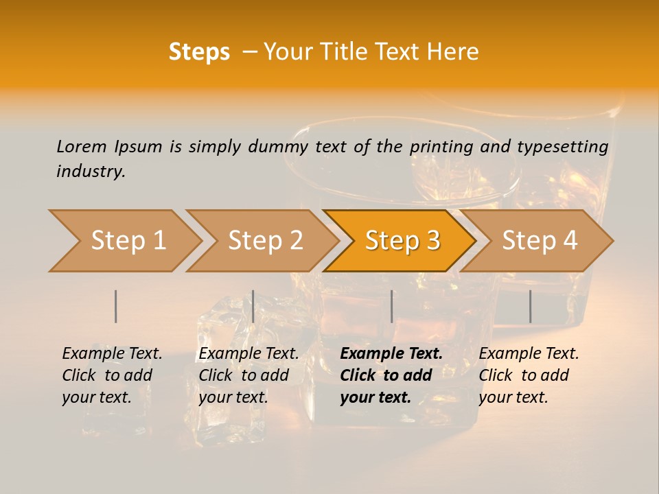 Whisky Hard Glass PowerPoint Template