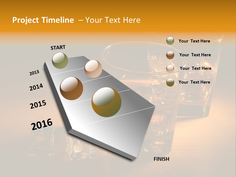 Whisky Hard Glass PowerPoint Template