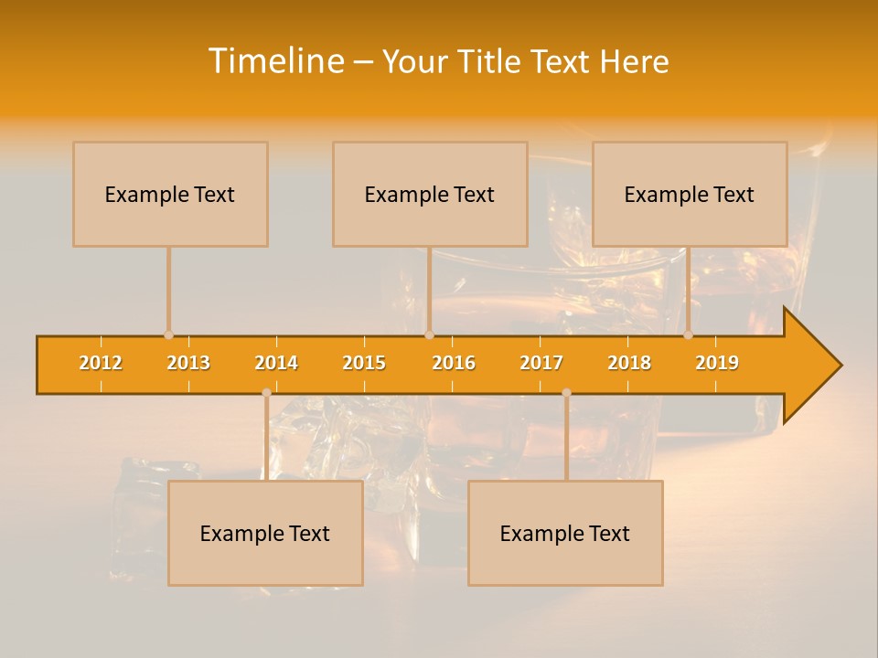 Whisky Hard Glass PowerPoint Template
