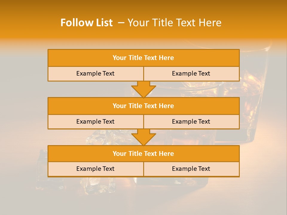 Whisky Hard Glass PowerPoint Template