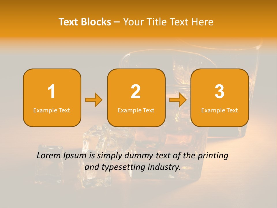 Whisky Hard Glass PowerPoint Template