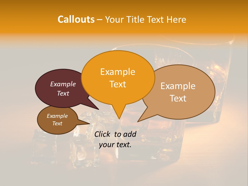 Whisky Hard Glass PowerPoint Template