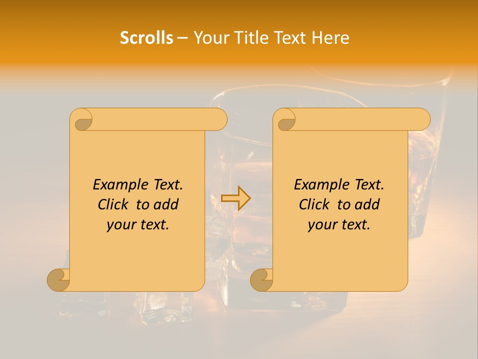 Whisky Hard Glass PowerPoint Template