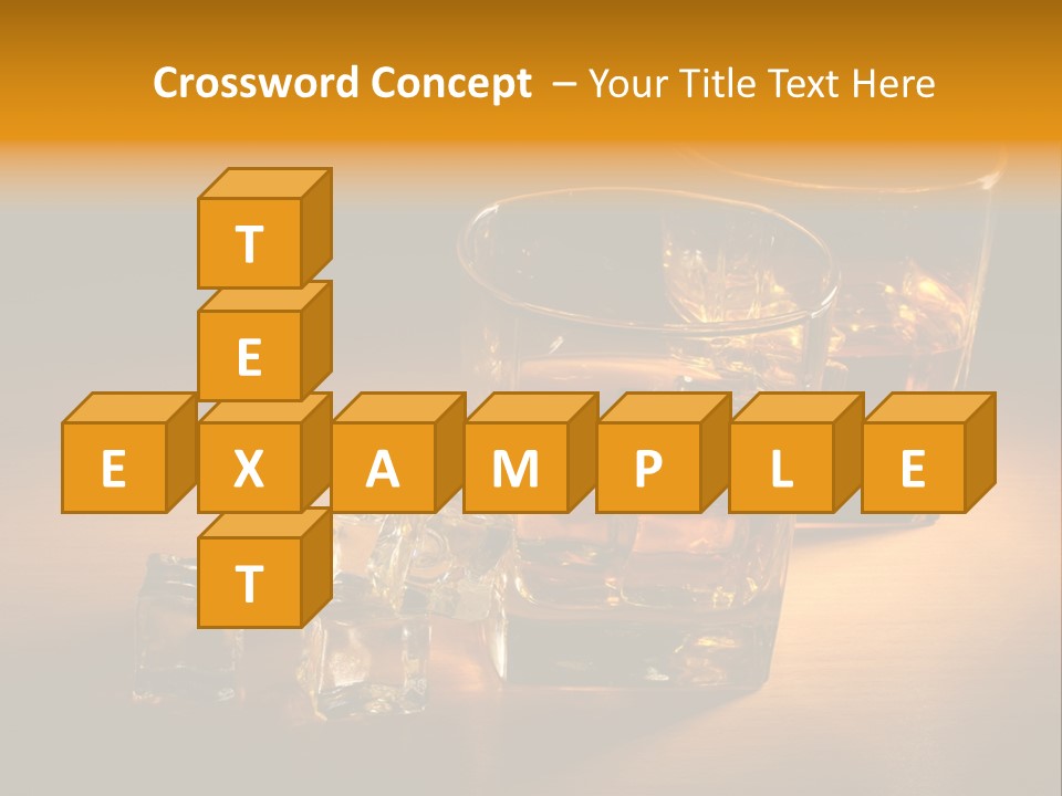 Whisky Hard Glass PowerPoint Template
