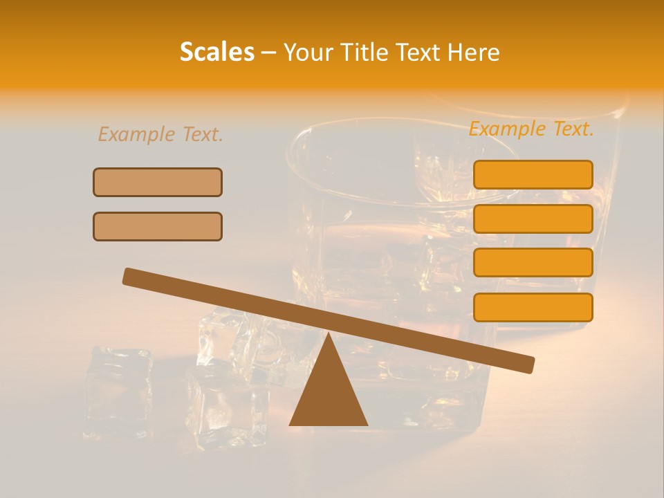 Whisky Hard Glass PowerPoint Template